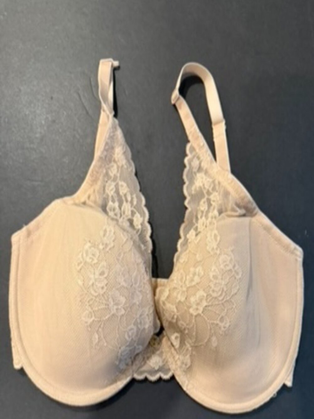 Natori Beige Lace Underwire Bra 30DD